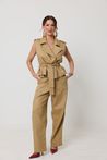 Trench Coat Caqui com Cinto