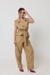 Trench Coat Caqui com Cinto