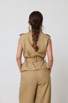 Trench Coat Caqui com Cinto