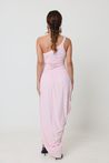 Vestido Rosa Assimétrico