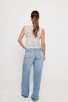 Blusa Regata de Renda  Off-White