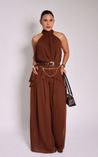 Regata Boho Maxi Flora Marrom