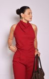 Blusa Alfaiataria Degade Vinho