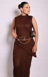 Conjunto em Tricô Life Marrom