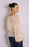 Blusa em Renda Transparente Off 