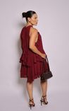 Vestido Boho Celi Vinho 
