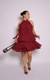 Vestido Boho Celi Vinho 