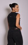 Colete em Jeans Trama - Black 