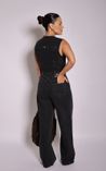Calça Reta em Jeans Zelia - Black