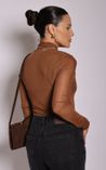 Blusa em Tule Merci - Marrom