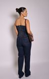 Calça Jeans Wide Leg Nala- Navy