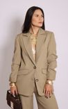 Blazer em Alfaiataria Corte Reto Julia - Verde