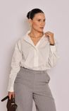 Camisa Tricoline Mulet - Off White