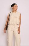 Blusa em Alfaiataria Nadia - Areia