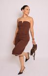 Short em Alfaiataria Eliza - Marrom