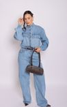 Macacão Jeans Gabi - Jeans Claro