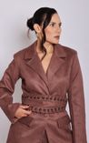 Blazer Suede Vicenza - Marrom