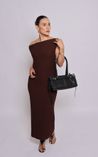 Vestido em Malha Ella - Marrom