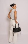 Blusa Poás Feminina Julia  - Off White com Preto