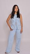 Calça Jeans Reta Jade - Jeans Claro 
