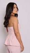 Blusa Top Alfaiataria Juli - Rosa