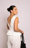 Blusa Regata Alfaiataria Virginia - Off White