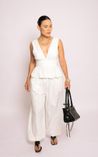 Blusa Regata Alfaiataria Virginia - Off White