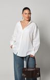 Camisa Tricoline Empalada - Off