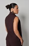 Blusa Alfaiataria Bela - Café