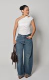 Blusa um Ombro em malha Cléo - Off 