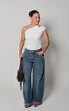 Blusa um Ombro em malha Cléo - Off 