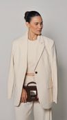 Blazer Alfaiataria Mig - Aveia