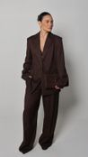 Blazer Alfaiataria Milano I - Marrom