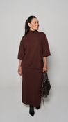 Blusa Gola Alta em Malha Maju 