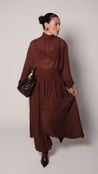 Calça Aladim Alfaiataria Celine - Marrom