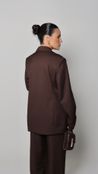 Blazer Alfaiataria Milano I - Marrom