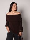 Blusa Tricot Juliet - Marrom