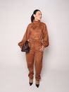 Conjunto Suede Jaqueta - Caramelo 
