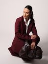 Blazer Alfaiataria Luiza -Vinho