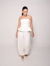 Calça Alfaiataria Aladim Renda - Off 