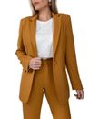 Blazer Alfaiataria Botões Madrepérola Caramelow