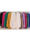 Blazer Alfaiataria Botões Madrepérola Caramelow