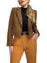 Blazer Tweed Camel