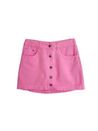 Saia Jeans Emily Rosa Chiclete