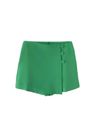 Short Saia Alfaiataria Juliette Verde Fresh