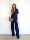 Calça Alfaiataria Esther Azul Marinho