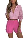Camisa Alongada Amber Rosa
