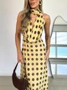 Vestido Poá Amarelo