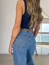 Calça Jeans Reta Vitória Jeans Claro