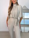 Calça Alfaiataria Ophelia Gelo 